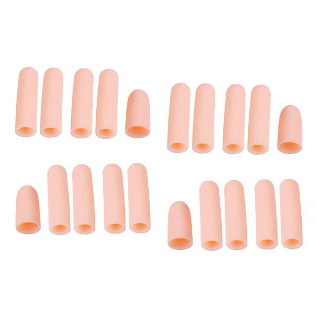 20x Gel de Silicona Cubierta Protectora de Del Dolor Prevención de shamjiam Protectores de dedos de gel