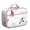 Pink, variant on Insulated Lunch Tote With Leafy Palm Inspired Print, Lightweight Durable Lunch Box Bag, Perfect For Hawaiian, Botanical, And Jungle Leaves Lovers