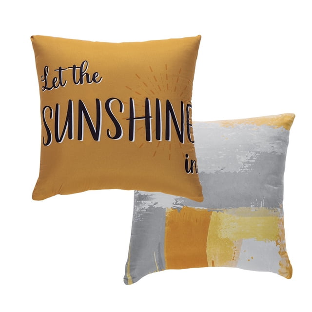Cojín Decorativo Estándar Colchas Concord Sunshine Mostaza