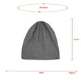 thumbnail image 2 of Joau Cotton Slouchy Hats for Men Women, Unisex Lighweight Oversized Large Hip-Hop Caps Soft Warm Skull Caps for Chemo Night Sleeping, 2 of 5