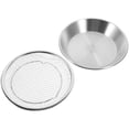 thumbnail image 4 of 1 Ensemble d'Assiette de Service pour Frites, Assiette Ronde pour Huile et Friture, Filet Filtrant, Filet de Refroidissement pour Aliments, 4 of 8
