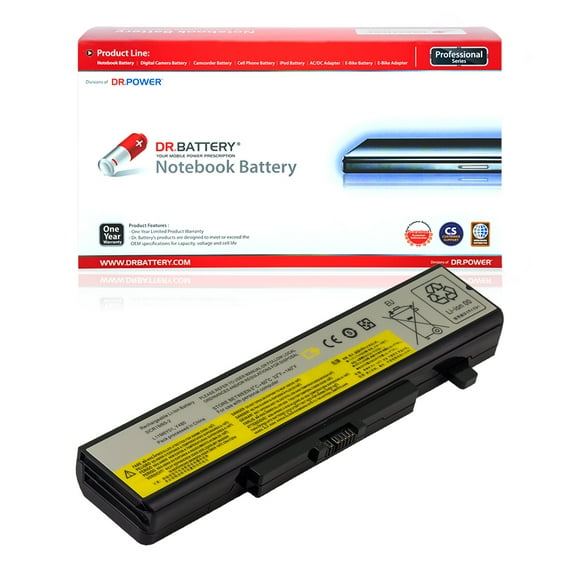 DR. BATTERY - Replacement for Lenovo IdeaPad Y480 / Y480P / Y485 / Y580 / Y580P / Z380 / Z480 / Z485 / L1036F01 / L11L6F01 / L11L6R01 / L11L6Y01 / L11M6F01 / L11M6Y01 / L11N6R01 / L11N6Y01