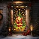 thumbnail image 3 of Banner de la Cubierta de la Puerta de Poliéster de las Decoraciones Del Árbol de Navidad Al Aire Libre 90 * 180cm, 3 of 6