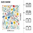 thumbnail image 2 of FORMRS 1-Subject Spiral Notebook 8" x 5" College Ruled 60 Refillable Sheet A5 Hard Cover, Blue Wildflower Pattern, 2 of 7