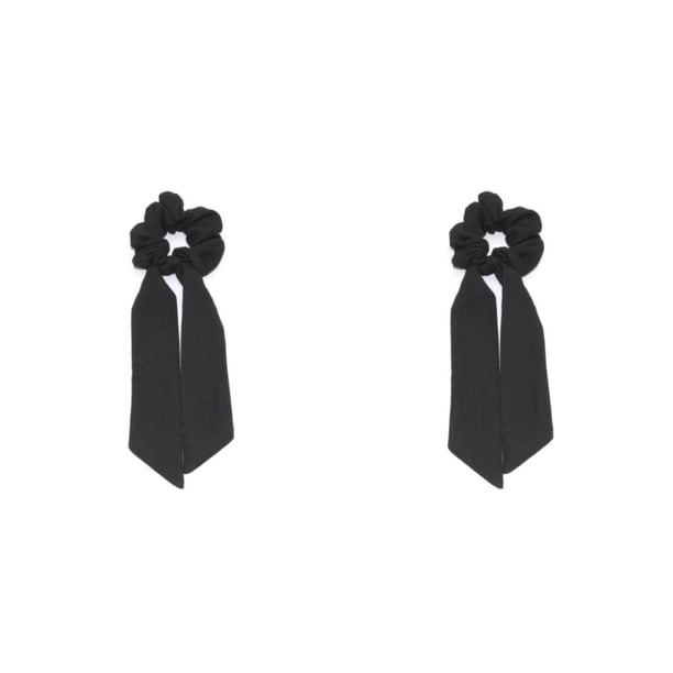 Guardurnaity Diadema de cinta vintage para mujer - Accesorio para el cabello de moda y conveniente Ampliamente Bandas para el cabello 142S Negro 142S Negro liso 2piezas
