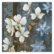 Creative Products Peaceful Flowers 36x36 Canvas Wall Art