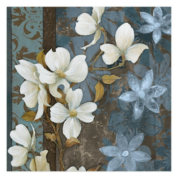 Creative Products Peaceful Flowers 36x36 Canvas Wall Art