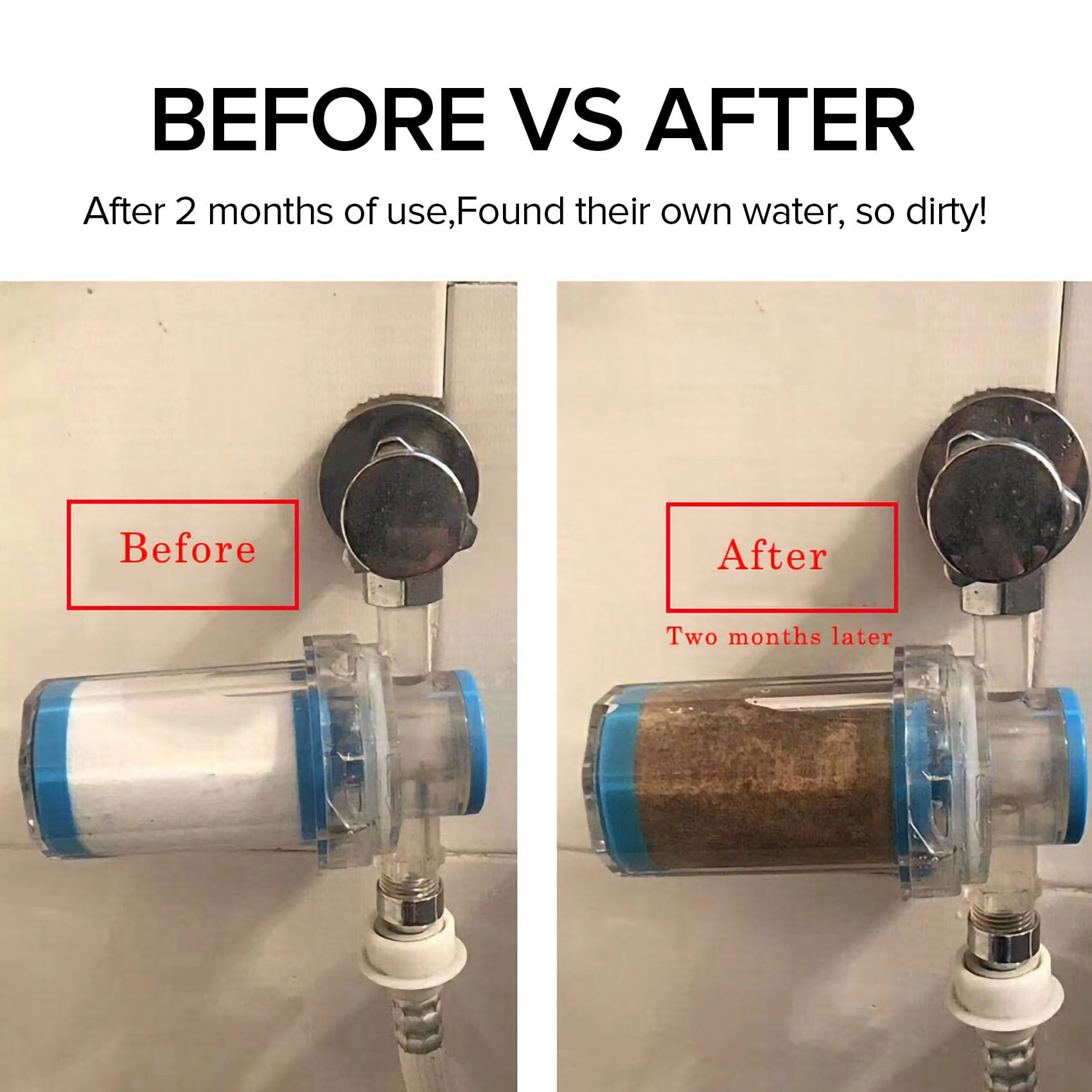 Household To Impurity Rust Sediment Washing Machine Water Heater Shower