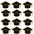 thumbnail image 2 of LKZQHMC 12 Pack Graduation Advice Cards for the Graduate,Degree Cap Graduation Greeting Cards Class of 2026,Wishes Card Graduations Decor Games Props Party Decorations,Black, 2 of 8