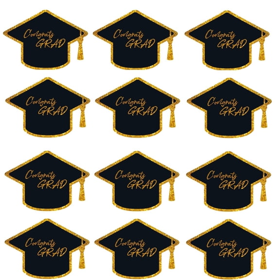 Graduation Season Hat Shaped Advice Cards, Well Wishes Card for Graduates, Advice For The Graduate Cards, Graduation Invitation Cards for DIY Message Cards Blessing Cards, Graduation Party Supplies
