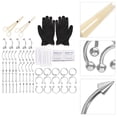 thumbnail image 3 of EeaseCA 1 Set Body Piercing Kit Eyebrow Navel Ear Ring Women Body Decorations, 3 of 8