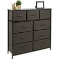 thumbnail image 6 of Sorbus Dresser with 9 Drawers- Brown, 6 of 9