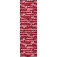 thumbnail image 2 of Addison Rugs Dream Shag Premium Machine Washable Transitional Rope Red Runner Rug, 2'3" x 7'6", 2 of 8