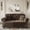 Brown, variant on YWEN 63" Velvet Chesterfield Sofa with Rolled Arms & Nailhead Trim, Modern Upholstered 2-Seater Button Tufted Couch with High Resilience Cushion & 2 Pillow, Easy Assembly, for Living Room
