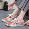 thumbnail image 4 of CHICVOMEY Low Top Fashion Sneakers for Women Canvas Tennis Shoes Lace Up Casual Walking Sneakers Comfort with Non-Slip Flexible Sole, 4 of 9