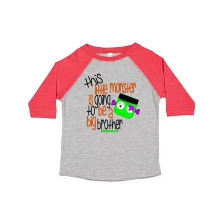 

Inktastic This Little Monster is Going to Be a Big Brother Gift Toddler Boy Girl T-Shirt