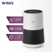 WINIX A231 Air Purifier for Bedroom Up to 1,180 Ft² in 1 Hr With Air Quality Monitor, True HEPA, Carbon Filter and Auto Mode, Captures Pet Allergies, Smoke, Dust