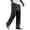 A7-Black, variant on Mens Casual Pants Drawstring Elastic Waist Pants with Pockets Straight Leg Slacks Summer Beach Vacation Loose Fit Casual Sweatpants,Camouflage Green M