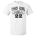 thumbnail image 1 of 22nd Birthday Gift For 22 Year Old This Girl Turned 22 T Shirt Gift, 1 of 2