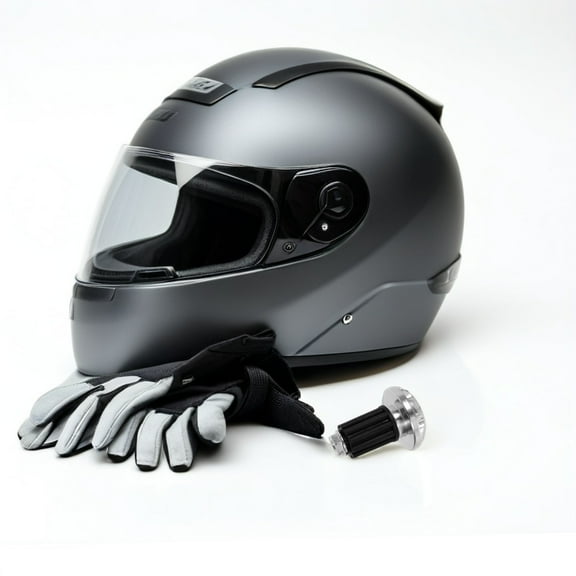 SEWCHICS 1Pair Aluminum Alloy Motorcycle Handlebar Plugs with Dust Protection for Motorbike and Electric Scooter