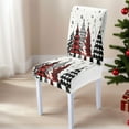 thumbnail image 4 of Honmine Christmas Tree Themed Chair Covers, Decorative Holiday Seat Covers for Dining, Party, Home Decor, Festive Seasonal Protection, Style, 4 of 6