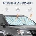thumbnail image 4 of Balery 2 Piece Sea Turtle Car Windshield Sun Shade|Foldable Front Windshield Shade for Car Front Window for Most Sedans SUV Truck-, 4 of 7