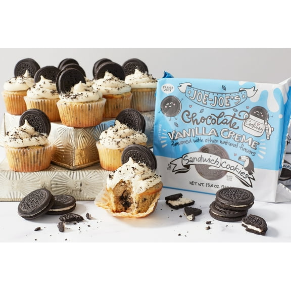 Pack of 3 - TJs Chocolate Vanilla Creme Joe-Joe's 13.4 Oz