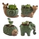 thumbnail image 4 of Pequeña Maceta Suculenta con Drenaje, Maceta de Cerámica para Animales, Planta de Interior, Maceta de Bonsái de Cactus, para Decoración del Hogar, 4 of 5