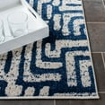thumbnail image 3 of Safavieh Amherst Raynard Geometric Area Rug, Blue/Creme, 5'3" x 8', 3 of 7