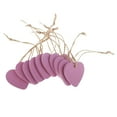 thumbnail image 1 of yuksok 10Pcs Painted Wood Heart Wooden Tag Hanging Craft DIY Home Decoration 10pcs, 1 of 7