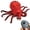 Red Octopus, variant on Tipmant Realistic RC Snail Remote Control Animal Toys Realistic Electronic Fake Insect Car Vehicle Kids Birthday Gifts