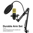 thumbnail image 6 of Dusknt F998 Live Broadcast Sound Card Integrated Rechargeable Microphone Condenser Microphone Stand Live Broadcast Set Black, Electrical Tools,, 6 of 7