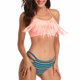 thumbnail image 3 of Bikini dividido Nikou con borlas para mujer estampado, 3 of 5