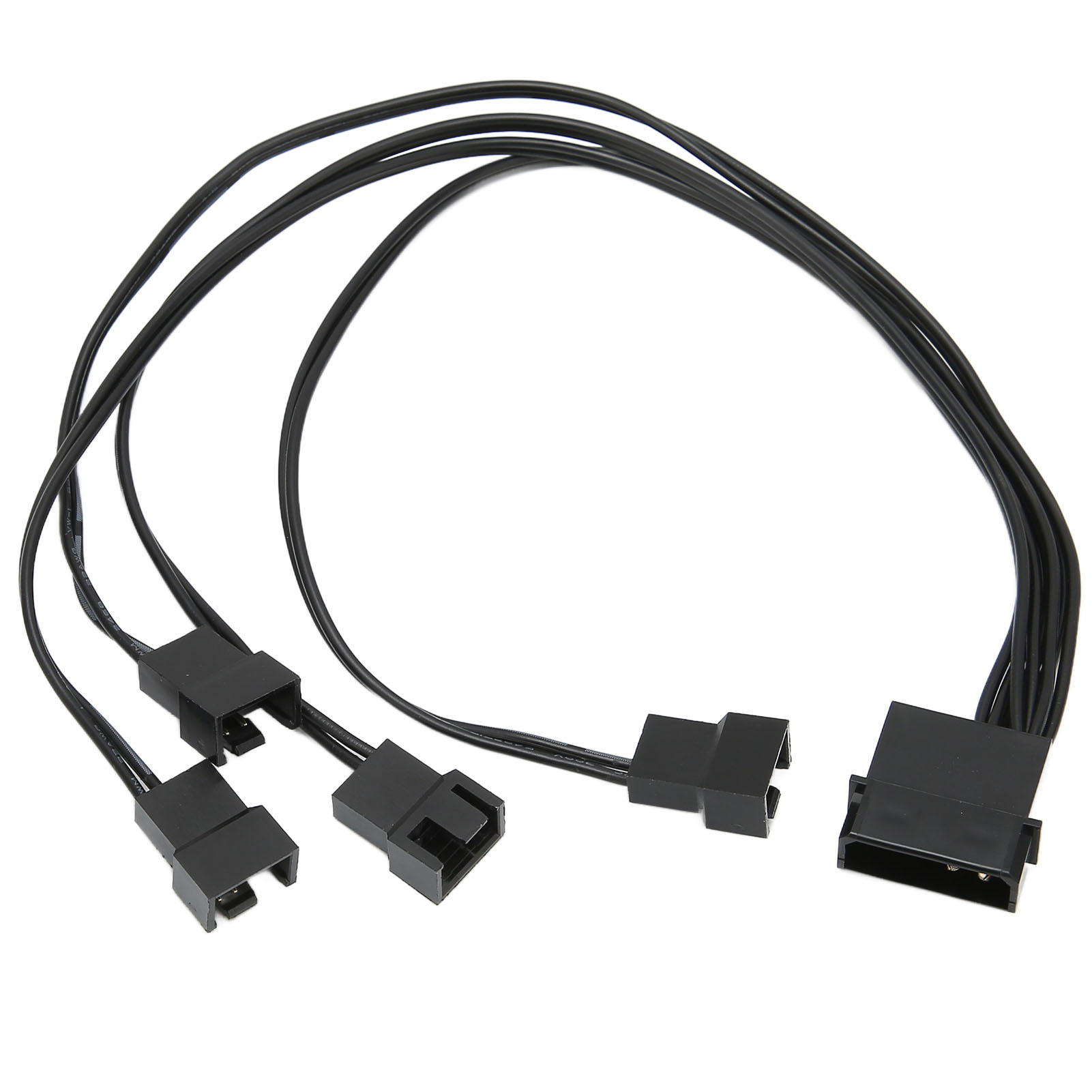 Fyydes 3 Pin Fan Splitter,PWM Fan Splitter Practical 4 Pin Adapter