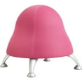 thumbnail image 3 of Safco Active Low Profile Vinyl Upholstered Ball Chair in Pink, 3 of 4