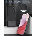 thumbnail image 5 of for Samsung Galaxy A14 5G Case, Thin TPU Silicone Cover with Camera Protection Soft Interior Slim Flexible Phone Case for Galaxy A14 5G - Black, 5 of 13