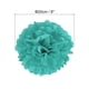 thumbnail image 2 of Uxcell Pom Poms de Papel Flores Bola para Decoración de Boda, Baby Shower, Fiesta de Cumpleaños, Fondo Turquesa, 2 of 7
