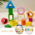 thumbnail image 3 of unbranded  Kids Building Toy Children Geometrical Block Geometry Puzzle, 3 of 8