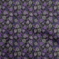 thumbnail image 1 of oneOone Cotton Flex Violet Fabric Floral Sewing Material Print Fabric By The Yard 40 Inch Wide, 1 of 5