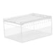 thumbnail image 3 of Caja de alimentación para reptiles, jaula para tortugas, espacio flexible para paisajismo, hábitat para lagartos, jaula, terrario para reptiles, 20 cm x 15 cm x 10 cm, 3 of 8
