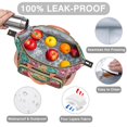 thumbnail image 3 of Pioneer Flower Floral Print Pattern Womens Lunch Box for Work,Insulated Large Lunch Bag for Tween and Teen,Loncheras Para Mujer,Leakproof Adult Lunch Bag for Work,Beach,Travel,Picnic,Camping, 3 of 7