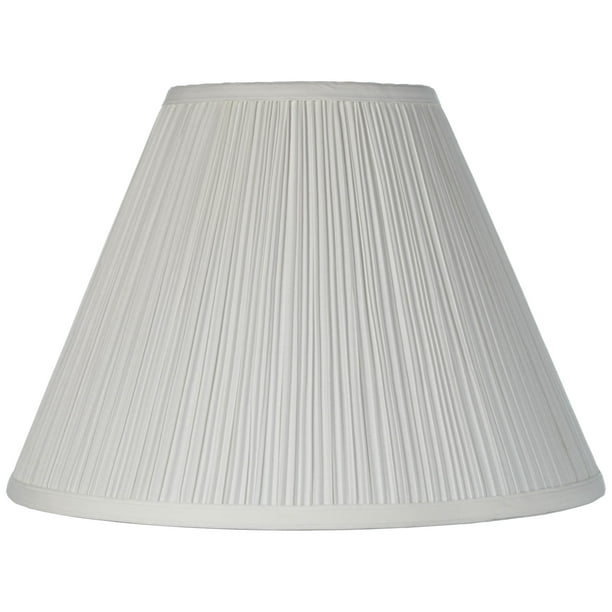 Bwood Vintage Empire Lamp Shade, Lamp Shades Pleated White