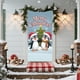 thumbnail image 4 of Decoraciones de Navidad Interior 35 X 71 Pulgadas Marco de Puerta de Navidad - Patrón de Santa Claus - Decoración de Puerta de Navidad - Decoración de Fiesta Del Festival, 4 of 6