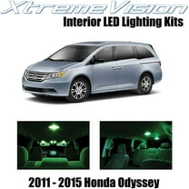 XtremeVision Interior LED for Honda Odyssey 2011-2015 10 pcs Green Interior LED Kit Installation Tool