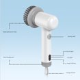 thumbnail image 2 of Cepillo de limpieza de baño eléctrico inalámbrico 300 RPM con 4 cabezales de cepillo reemplazables, 2 of 8