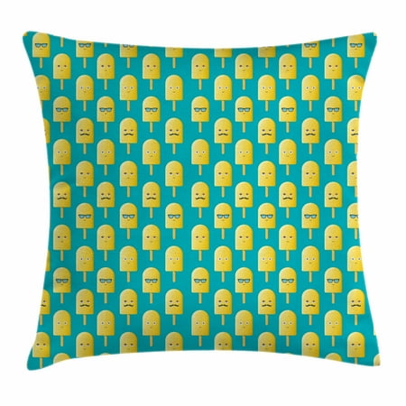 Yellow And Blue Throw Pillow Cushion Cover Lemon Flavor Ice Cream Gorgeous Ice Blue Decorative Pillows Yellow And Blue Throw Pillow Cushion Cover Lemon Flavor Ice Cream Gorgeous Ice Blue Decorative Pillows