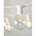 thumbnail image 3 of Commercial String Lights Commercial Globe String Lights 50ft E12 White Wire G50 Bulbs Clear, 3 of 3