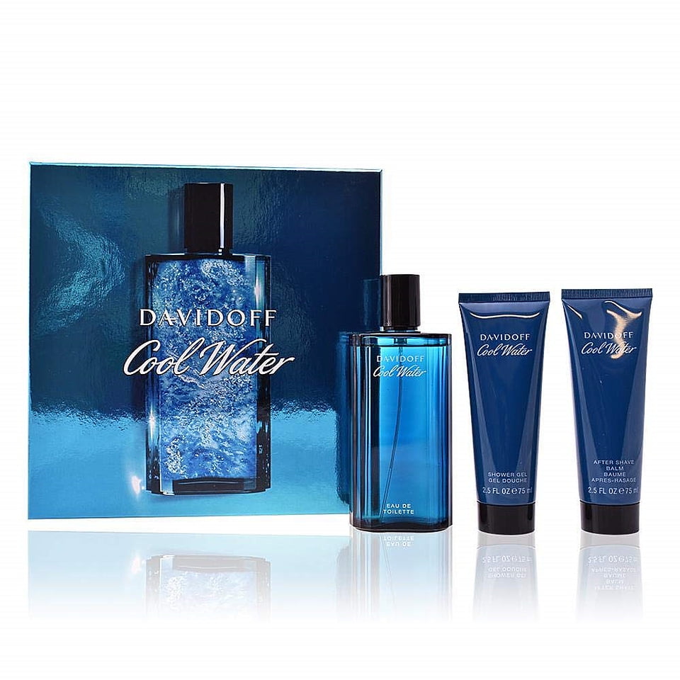 Davidoff Cool Water Fragrance Gift Set for Men, Pieces
