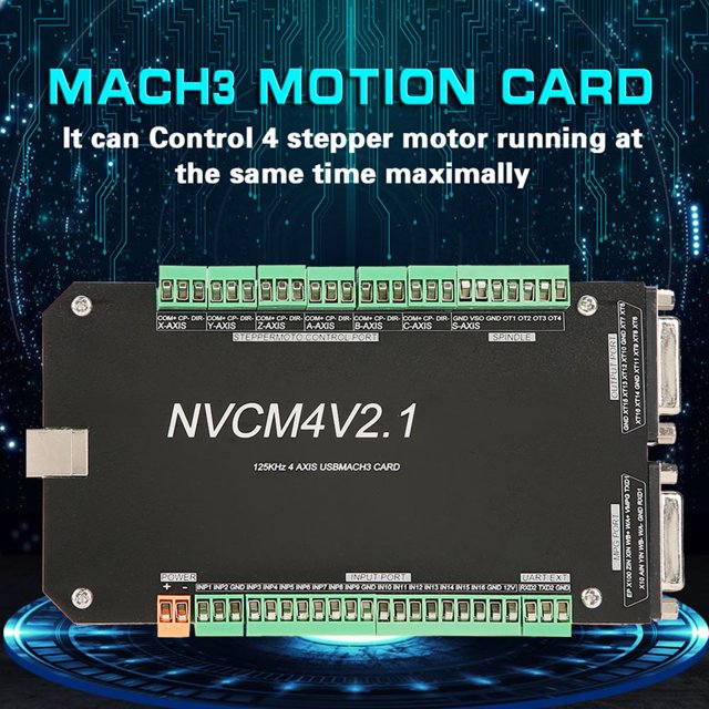 CNC Controllerboard,NVCM 6 Axis CNC Motion Control Card MAC Motioncard Advanced Technology