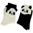thumbnail image 1 of 2 pares de calcetines cálidos calcetines de panda calcetines de pantorrilla media calcetines casuales novedosos calcetines de invierno, 1 of 4